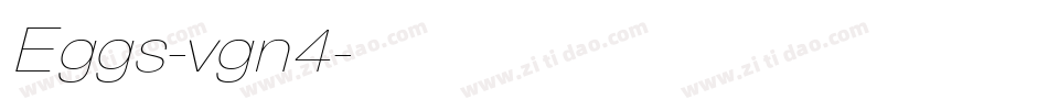 Eggs-vgn4字体转换