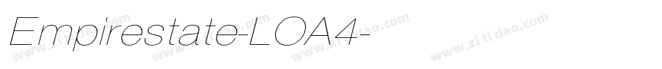 Empirestate-LOA4字体转换