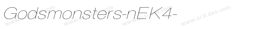 Godsmonsters-nEK4字体转换