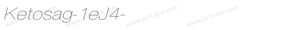 Ketosag-1eJ4字体转换
