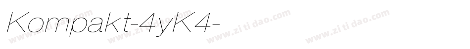 Kompakt-4yK4字体转换