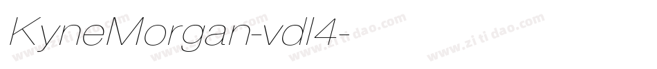 KyneMorgan-vdl4字体转换