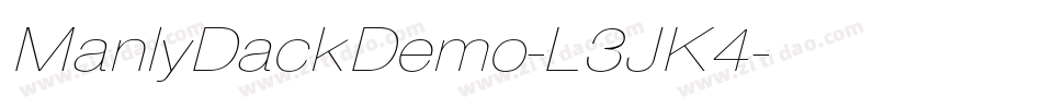 ManlyDackDemo-L3JK4字体转换