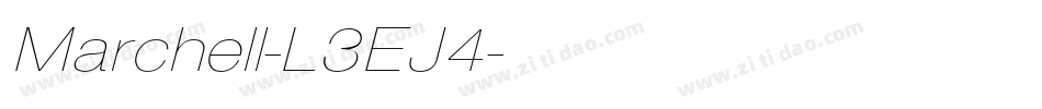 Marchell-L3EJ4字体转换