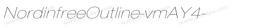 NordinfreeOutline-vmAY4字体转换