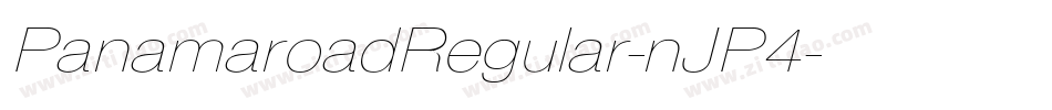 PanamaroadRegular-nJP4字体转换