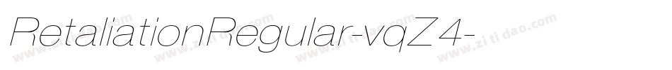 RetaliationRegular-vqZ4字体转换