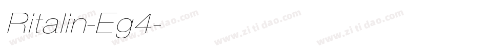 Ritalin-Eg4字体转换