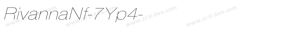 RivannaNf-7Yp4字体转换