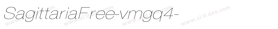 SagittariaFree-vmgq4字体转换