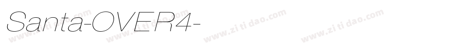 Santa-OVER4字体转换