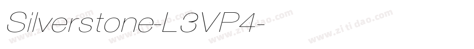 Silverstone-L3VP4字体转换