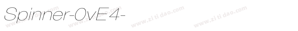 Spinner-0vE4字体转换