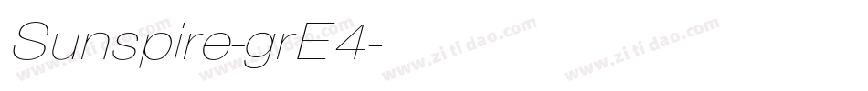 Sunspire-grE4字体转换