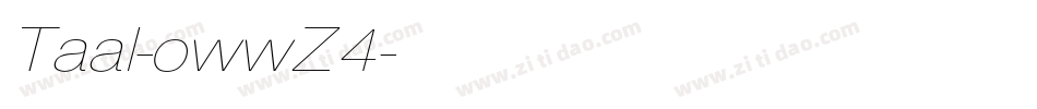 Taal-owwZ4字体转换