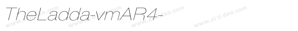 TheLadda-vmAR4字体转换