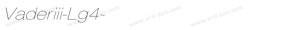 Vaderiii-Lg4字体转换