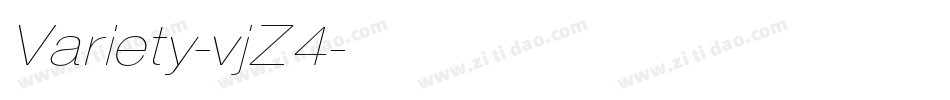 Variety-vjZ4字体转换
