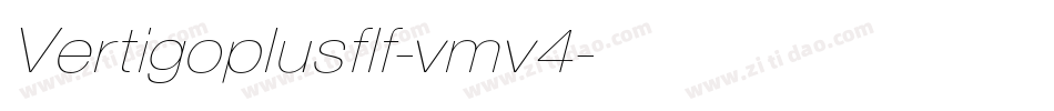 Vertigoplusflf-vmv4字体转换