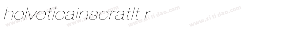helveticainseratlt-r字体转换