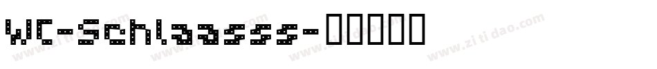 WC-Schlaasss字体转换