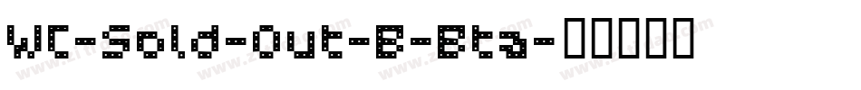 WC-Sold-Out-B-Bta字体转换