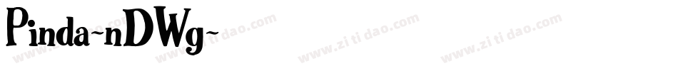 Pinda-nDWg字体转换