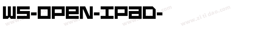 WS-Open-iPad字体转换