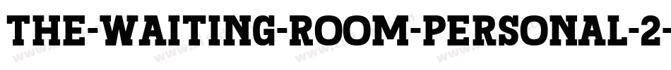 The-Waiting-Room-personal-2字体转换