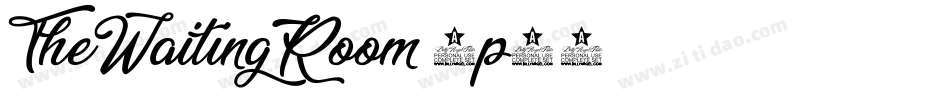 TheWaitingRoom-0p29字体转换