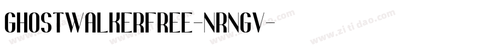 GhostWalkerFree-nRnGV字体转换