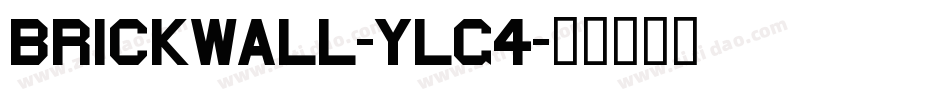 BrickWall-Ylg4字体转换