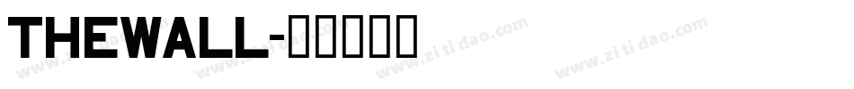 TheWall字体转换