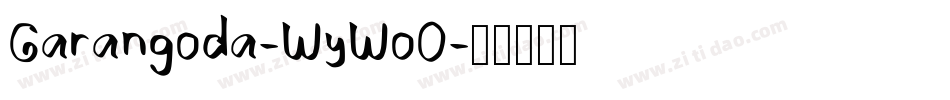 Garangoda-WyWoO字体转换