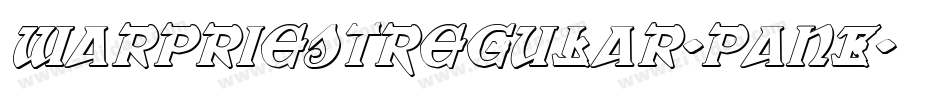 WarPriestRegular-PanE字体转换
