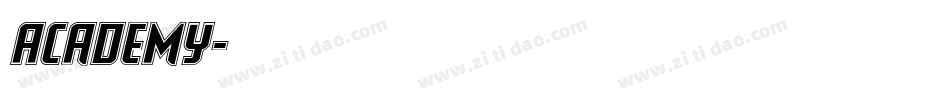 Academy字体转换
