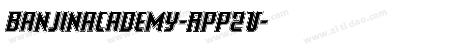 BanjinAcademy-Rpp2v字体转换