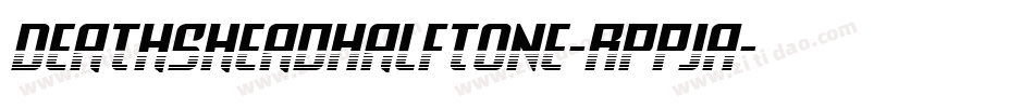 DeathsheadHalftone-RppJA字体转换