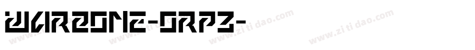 Warzone-OrP3字体转换