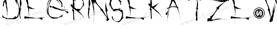 DieGrinsekatze-WGAO字体转换