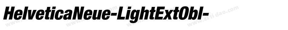HelveticaNeue-LightExtObl字体转换 HelveticaNeue-LightExtObl字体转换