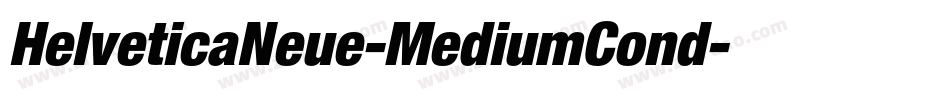 HelveticaNeue-MediumCond字体转换 HelveticaNeue-MediumCond字体转换