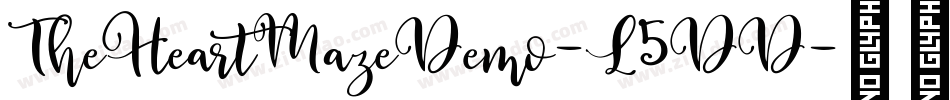 TheHeartMazeDemo-L5DD字体转换