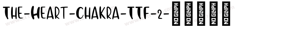The-Heart-Chakra-TTF-2字体转换