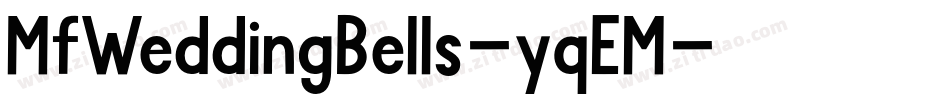 MfWeddingBells-yqEM字体转换