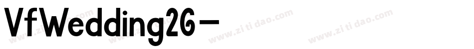 VfWedding26字体转换