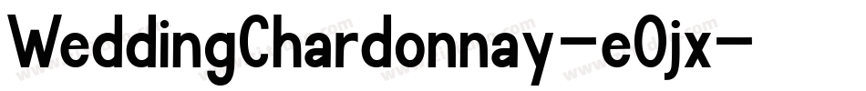 WeddingChardonnay-eOjx字体转换