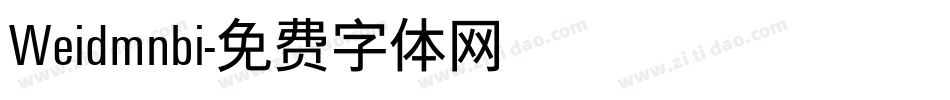 Weidmnbi字体转换