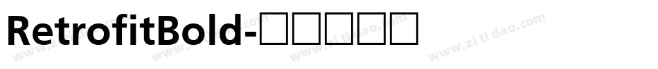 RetrofitBold字体转换