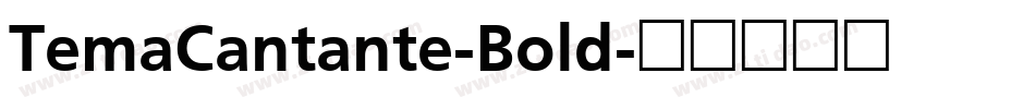 TemaCantante-Bold字体转换